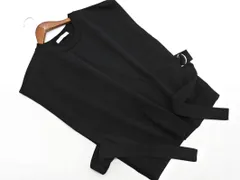 JOURNAL STANDARD relume ジャーナルスタンダードレリューム サイドベルト ニット ベスト sizeF/黒 ◇■ レディース