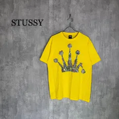 『STUSSY』ステューシー (L) King Crown Tシャツ '00s