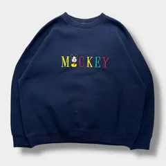 ディズニー ヴィンテージ Mickey&Co 90s ミッキーマウス スウェット Mickey Mouse Disney Vintage ディズニー 刺繍 トレーナー XLサイズ 古着
