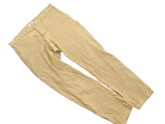 D.M.G. ドミンゴ リネン混 テーパード パンツ sizeL/ベージュ ■◇ レディース