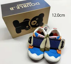 【正規品】ミキハウス ダブルB　ダブルラッセルベビーファーストシューズ　62-9301-975 マルチ 12.0cm　新品(難あり)