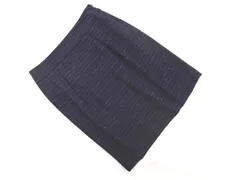 green label relaxing グリーンレーベルリラクシング ユナイテッドアローズ タック ラメ タイト スカート size40/紺 ◇■ レディースのサムネイル