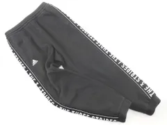 adidas アディダス 裏起毛 ロゴ刺繍 スウェット パンツ sizeL/黒 ◇■ メンズ