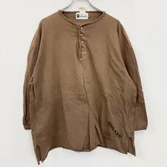 古着 used　Levi’ｓ　リーバイス　長袖Tシャツ/ロンT　ヘンリーネック　茶色　ブラウン　XLサイズ【値引き交渉OK！】