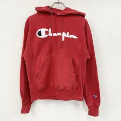 古着 used　Champion　チャンピオン　リバースウィーブ　スウェットパーカー/フーディー　赤　レッド　Sサイズ【値引き交渉OK！】