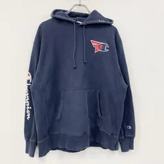 古着 used　Champion　チャンピオン　リバースウィーブ　フルジップスウェットパーカー/フーディー　紺　ネイビー　XLサイズ【値引き交渉OK！】