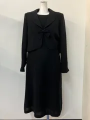 ブラック ワンピーススーツ ジャケット付き