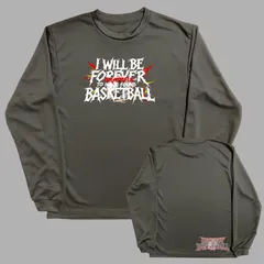 新品 バスケ ロンT ブラック ドライ 長袖 バスケットボール メンズ レディース キッズ ジュニア ミニバス ロングスリーブTシャツ サイズ 140 150 SS S M L LL 黒 iwillbe