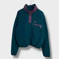 ☆SIERRA DESIGNS☆シェラデザイン☆90s☆USA製☆ハーフスナップフリース☆フリースプルオーバー☆グリーン系☆M☆B26Mのサムネイル