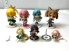 現状品 ソードアート・オンライン SAO きゅんキャラ ちびきゅんキャラ まとめセット シリカ リーファ アスナ 他 フィギュア 2/16