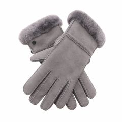 ロエベ LOEWE ニットキャップ グレー ウール ニットビーニー