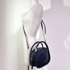 ANAYI 23AW ミニダブルハンドルハンドバッグ 2way レザー ミニボストン ショルダーバッグのサムネイル