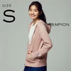 Championチャンピオン ウィメンズ 無地スウェットジップパーカー S ライトピンク【古着】【中古】【送料無料】