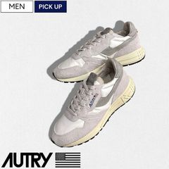 [정가 36,300엔(부가세 포함)]AUTRY-오토리- 러닝 슈즈를 업그레이드한 럭스포로 품위있는 1 다리!두꺼운 EVA 소재의 깔창으로 쾌적한 신었을 때의 감촉 스웨이드 레더 콤비스니카[REELWIND-릴 와인드-] 성조기 구두 슈즈 맨즈