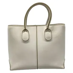 TOD'S(トッズ) トートバッグ - 白 レザー