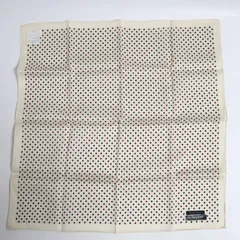 BURBERRY ハンカチ ドット柄 綿100％ 日本製 バーバリー