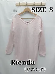 3918　Rienda（リエンダ）　Vネックニット　S