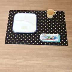 40×60　パステルカラーの星柄ランチョンマット(BL)
