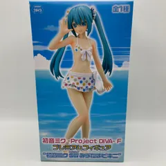 初音ミク　Project DIVA-F　プレミアムフィギュア　初音ミク　SW　みずたまビキニ　　プライズ　フィギュア　セガ　（ME27-3568）