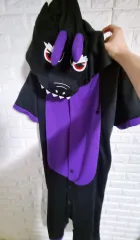 半袖動物パジャマ (紫恐竜パジャマ)