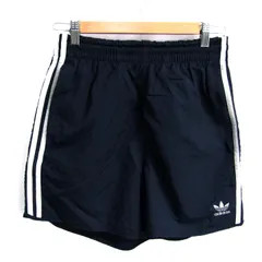 アディダスオリジナルス ショートパンツ ナイロンパンツ スポーツウエア ボトムス レディース Mサイズ ブルー adidas Originals 【中古】