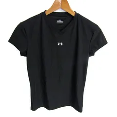 アンダーアーマー 半袖Ｔシャツ ストレッチ スポーツウエア トップス 黒 レディース LGサイズ ブラック UNDER ARMOUR 【中古】のサムネイル