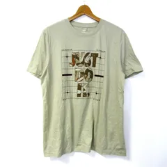 ナイキ 半袖Ｔシャツ クルーネック The Nike Tee スポーツウエア トップス メンズ Mサイズ ベージュ×オレンジ×カーキ NIKE