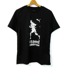 プーマ 半袖Ｔシャツ ランニング スポーツウエア トップス メンズ Sサイズ ブラック×ホワイト PUMA