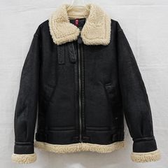 ALPHAフェイクムートンB-3オールブラックLナノユニバース別注アルファ