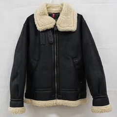 [IMni] 未使用　ジャケット　ALPHA INDUSTRIES　1959　TA1469ｰ175　セカンドクラス　ボア　フェイクレザー　ライダース　M　エドウイン