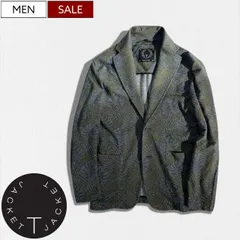 【定価70,400円(税込)】T-JACKET ティージャケット ラグジュアリーな色香が漂う大人の１枚！リラクシーにお洒落を楽しめるボタニカル柄テーラードジャケット ストレッチ ベージュ TONELLO トネッロ 454-26410001  Tジャケット T-