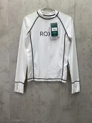 新品 ROXY ロキシー RLY225055 長袖 RASHIE L/S ラッシュガード sizeS/白 ■◆ レディース
