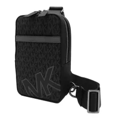 【新品】マイケルコース 37F5LCOC2O バッグ ショルダーバッグ MICHAEL KORS COOPER MK シグネチャー ロゴ ミディアム スリングパック 肩掛け アウトレット メンズ