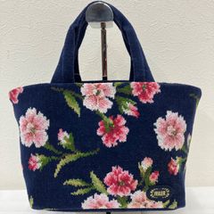 美品 フェイラー トートバッグ 2way ローランサン フラワー ショルダー