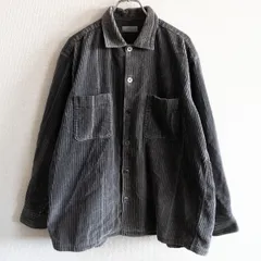 【AD1998】COMME des GARCONS HOMME 【ボックスシルエット コーデュロイ シャツ】90S グレー コムデギャルソン オム  26020412