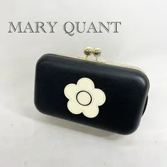 未使用 MARY QUANT デイジー ハード がま口 ショルダー 224-814939-010-0 バッグ 鞄  ブラック  レディース 鞄 _201067