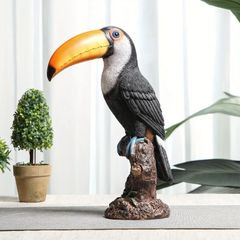 木彫り オオハシ 置物 インテリア - メルカリ