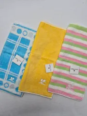 【新品】courreges タオルハンカチ 3枚セット