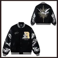 新品未使用　REVENGE×KOSUKE KAWAMURA　スタジアムジャンパー　M　ブラック