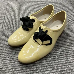 DIANA ダイアナ リボン レース エナメルシューズ　24cm パンプス