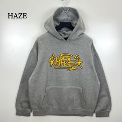 ステューシー ファイヤー刺繍ロゴ スウェット パーカー グレー XLARGE 
