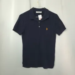 U S POLO ASSN ネイビー ケーブル編み ケーブル編み KARA（カラ） 半袖Tシャツ S