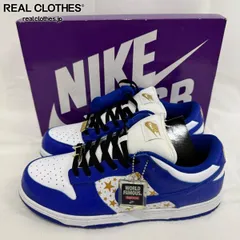 【未使用】Supreme×NIKE/ナイキ SB DUNK LOW OG QS/ダンクロー ゴールドスターズ ハイパーブルー DH3228-100/28.0