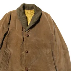 70's マイティーマック コーデユロイ ファラオ ジャケット (42) キルティングライナー ショールカラー ギャングコート 70年代 オールド アメリカ古着 USED ビンテージ ヴィンテージのサムネイル