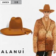 【定価63,800円(税込)】ALANUI  -アラヌイ- 被りやすく持ち運びにも便利！大人のヌケ感漂わせる COWBOY HAT カウボーイハット テンガロンハット ウールハット 帽子 キャップ LWLE24-164 ライトブラウン イタリア製 ユニセックス