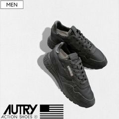 [정가 35,200엔(부가세 포함)]AUTRY-오토리- 런닝 슈즈를 업그레이드한 러그스포로 품위있는 1 다리!두꺼운 EVA 소재의 깔창으로 쾌적한 신었을 때의 감촉 스웨이드 레더 콤비스니카[REELWIND-릴 와인드-] 성조기 구두 슈즈 맨즈