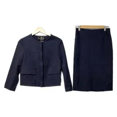 LANVIN COLLECTION(ランバンコレクション) スカートスーツ レディース - ネイビー