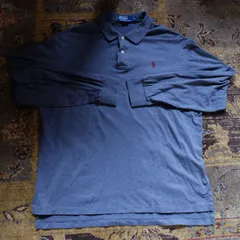 Polo Ralph Lauren Long Sleeve Polo Shirt - Gray with Red Pony XL