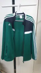 アディダス)ユニセックス長袖トラックジャケット ジャージ ダークグリーン XL