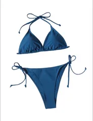 【新品】レディース カラフル トライアングル ビキニ セット 水着 三角ビキニ 夏